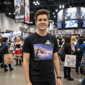 2020 King of Prism Shiny Seven Stars Shirt Loot Anime Men's Tee Large Black